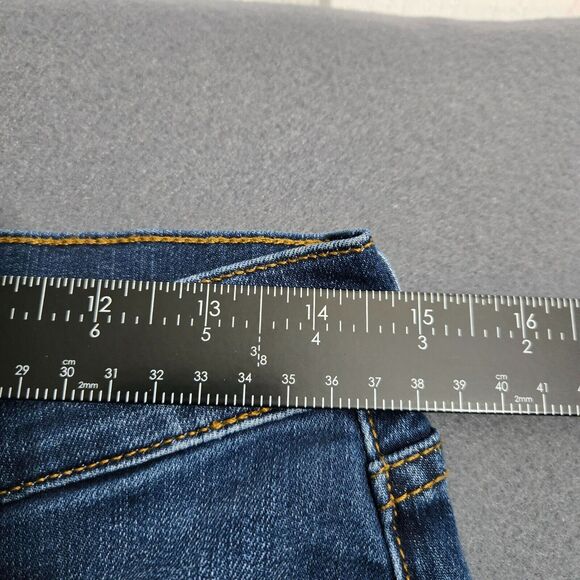 BCBGMAXAZRIA Women 29 Mid Rise Split Hem Skinny Jeans - Picture 12 of 15